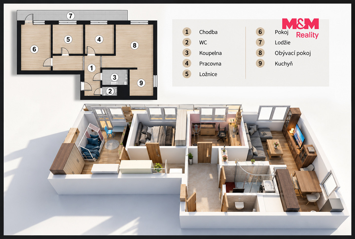 Prodej bytu 4+1 66 m² – fotografie 4