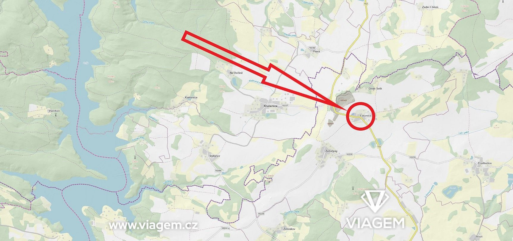 Prodej stavebního pozemku 407 m² – fotografie 4