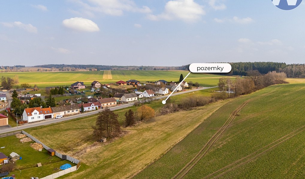 Prodej stavebního pozemku 1 282 m², Borovany – náhled fotky 4