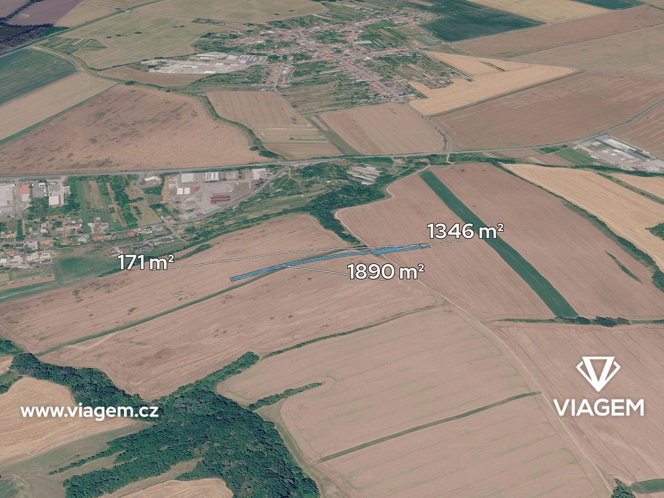 Prodej pole 3 407 m²