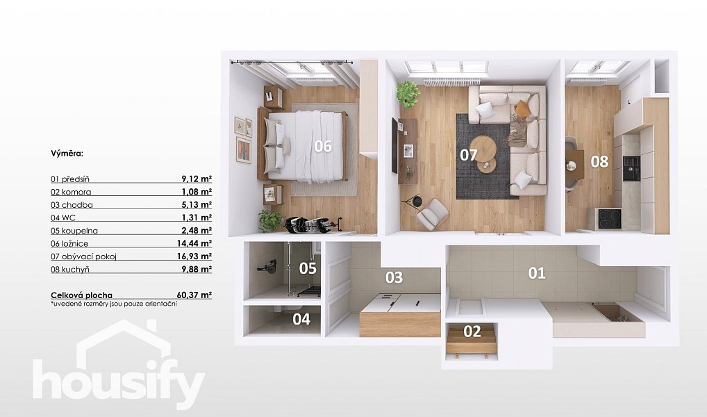 Prodej bytu 2+1 60 m², Brno – náhled fotky 18