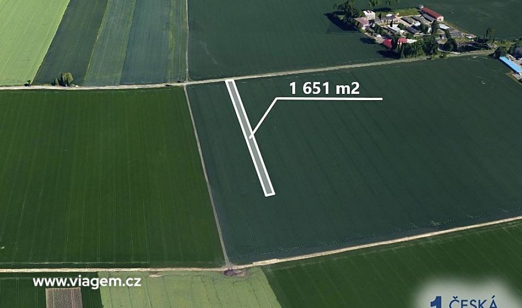 Prodej pole 412 m², Kojetín – náhled fotky 2