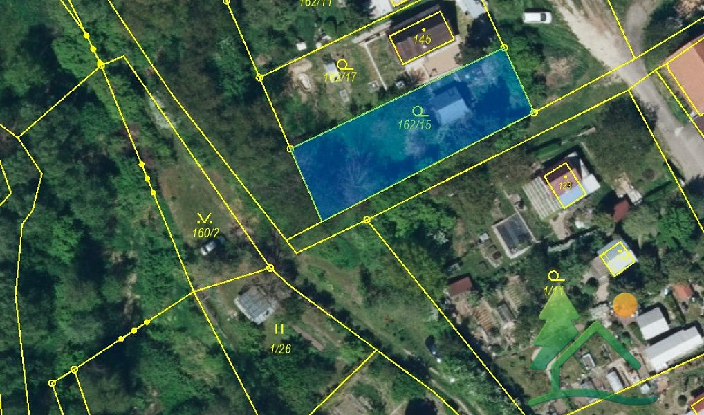 Prodej zahrady 476 m², Jeníkovice – fotka 1 z 5