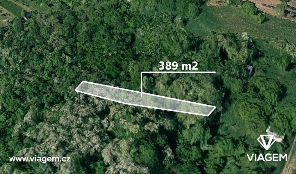Prodej zahrady 389 m², Blučina – fotka 1 z 5