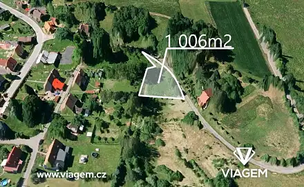 Prodej zahrady 1 006 m², Višňová, okres Liberec