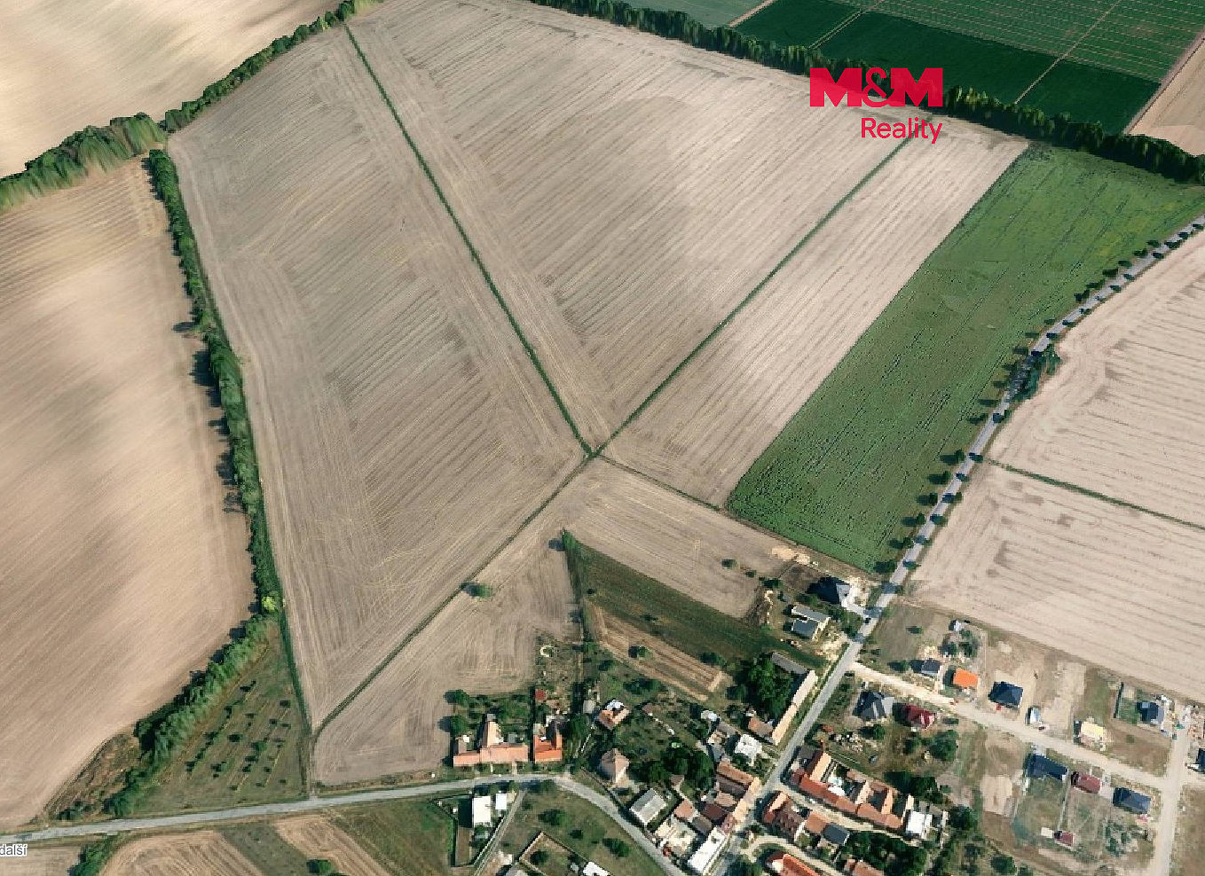Prodej pole 6 332 m²