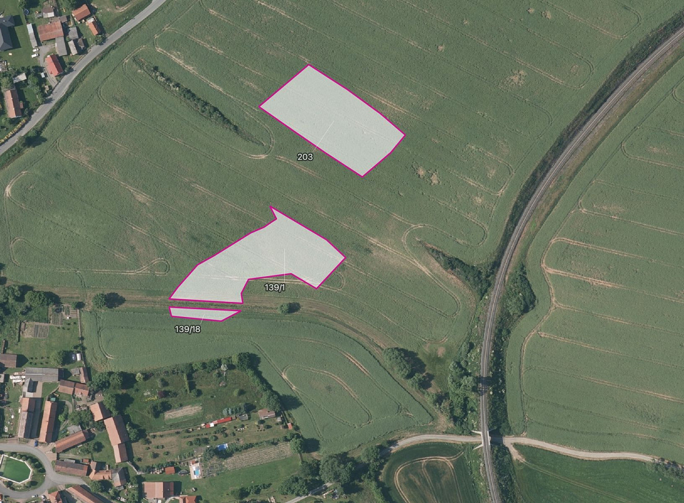 Prodej pole 11 461 m²