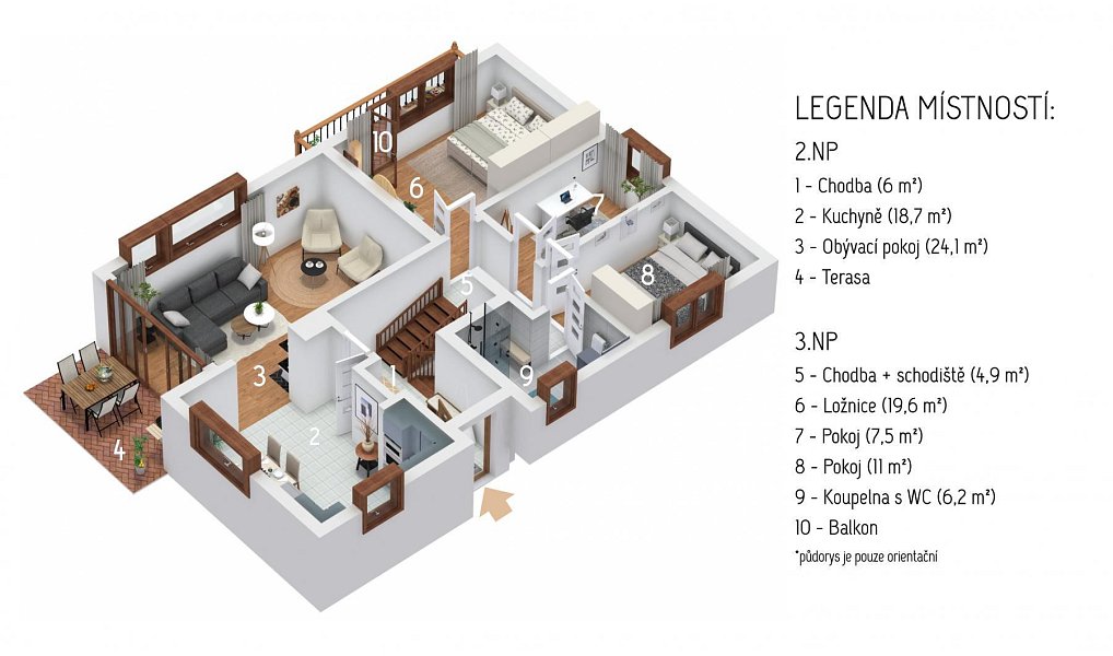 Prodej domu 123 m² s pozemkem 1 290 m², Milín – náhled fotky 44