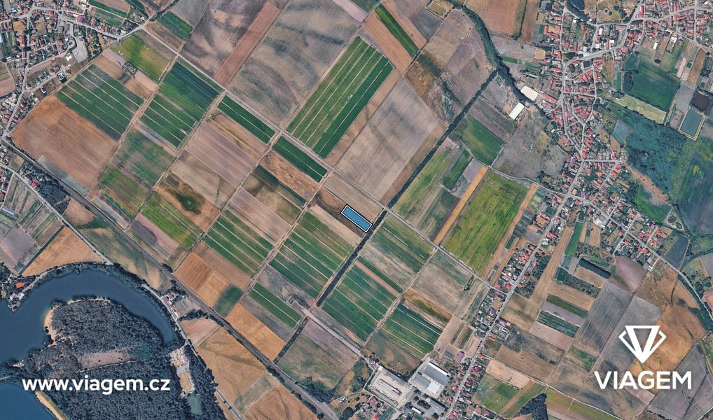 Prodej pole 3 858 m², Dřísy – náhled fotky 3