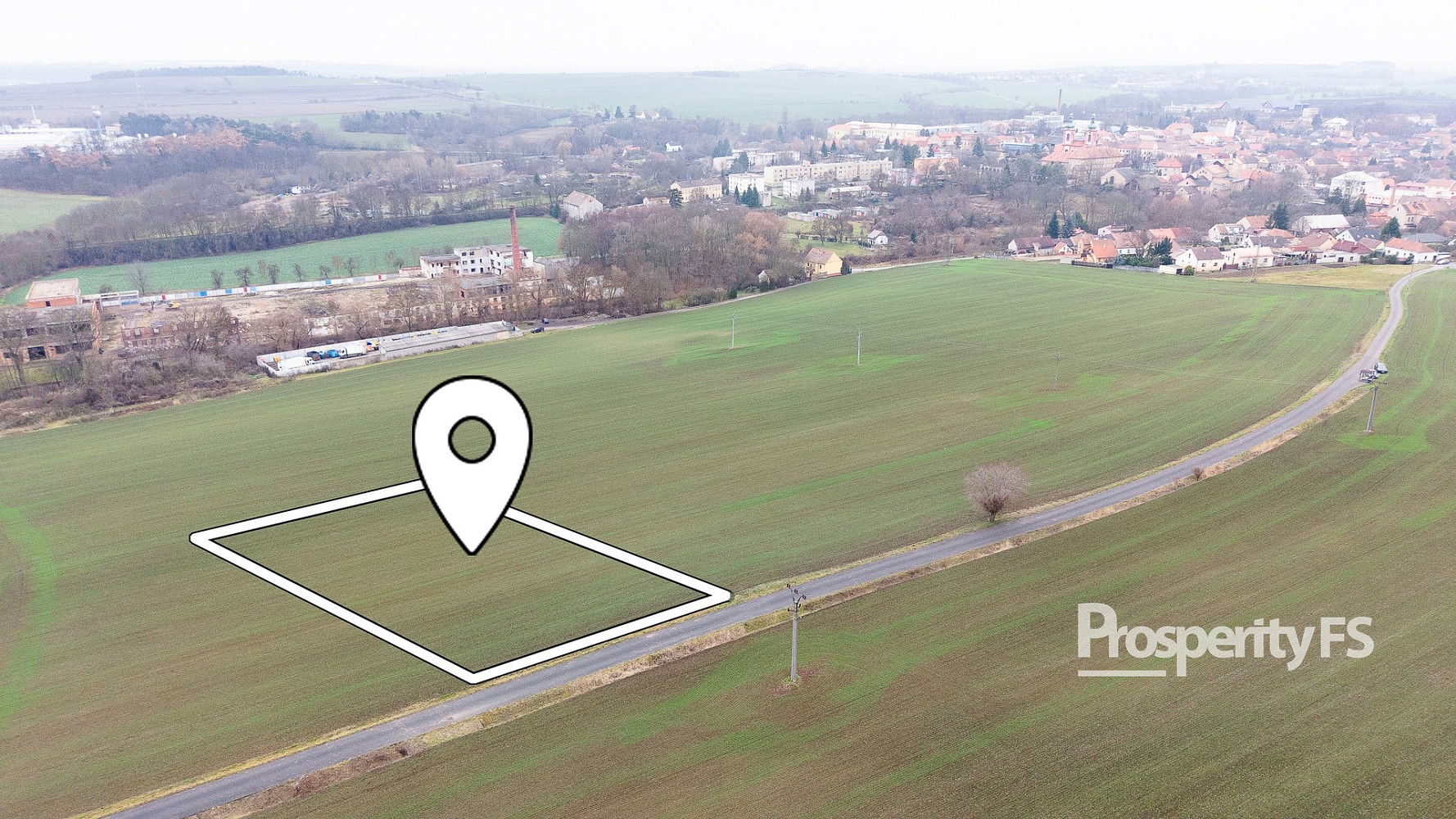 Prodej stavebního pozemku 3 444 m²