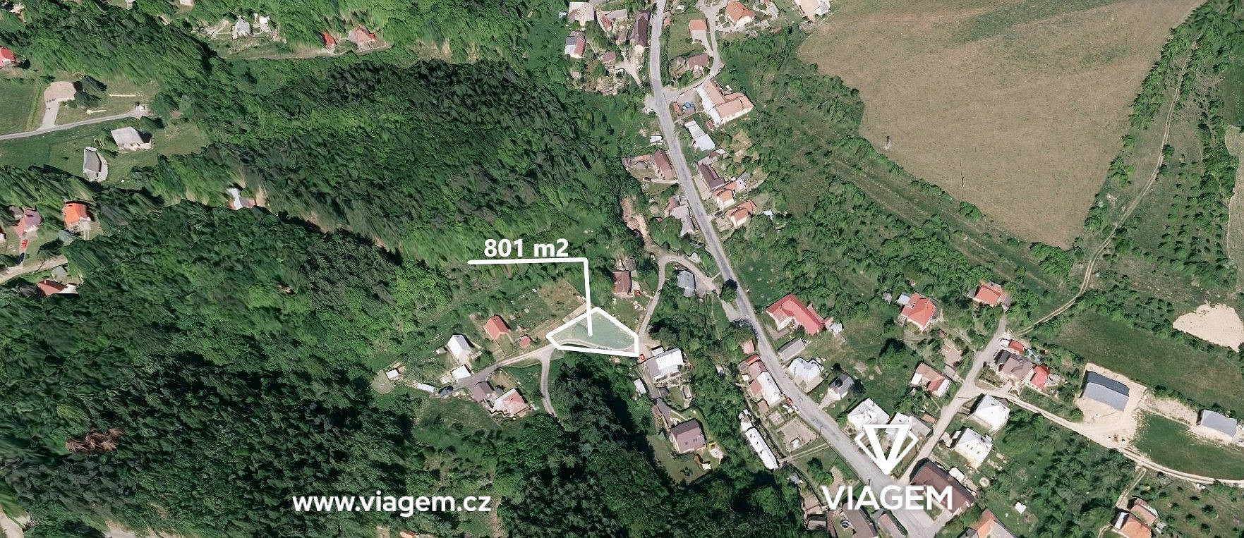 Prodej stavebního pozemku 801 m² – fotografie 4