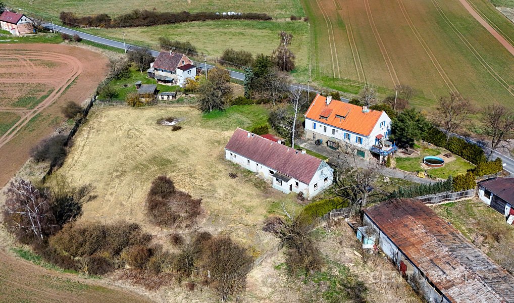 Prodej stavebního pozemku 4 082 m², Hředle – náhled fotky 2