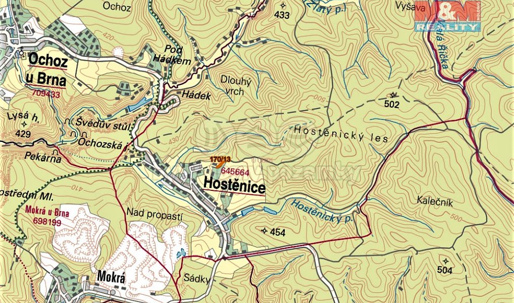 Prodej pole 747 m², Hostěnice – náhled fotky 5