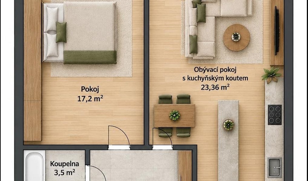 Prodej bytu 2+kk 53 m², Praha – náhled fotky 30