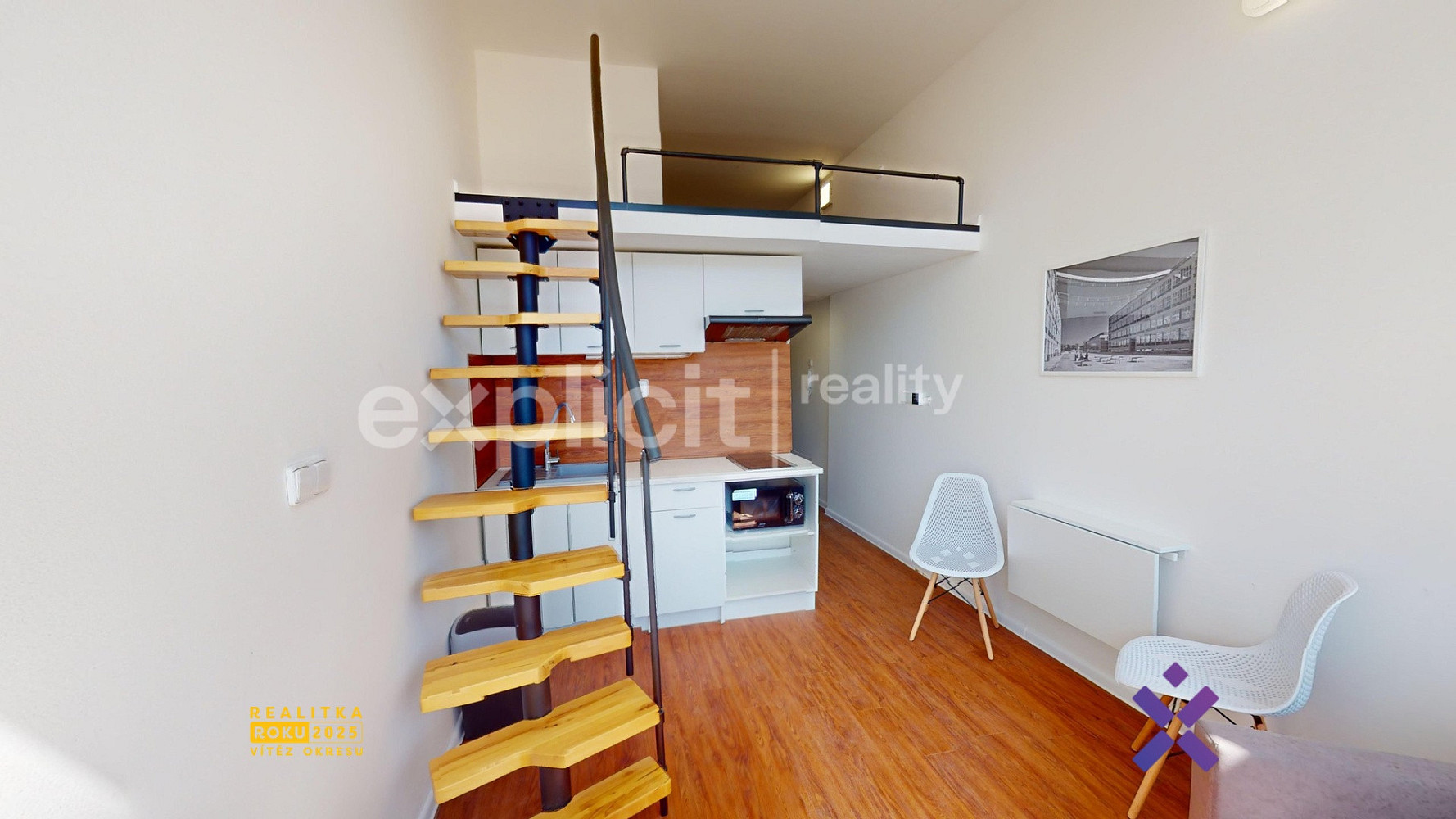 Pronájem ateliéru 1+kk, 30 m² - Zlín (Loft)