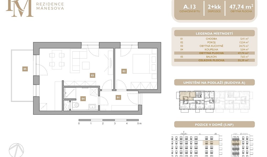 Prodej bytu 2+kk 48 m², Lipník nad Bečvou – náhled fotky 2