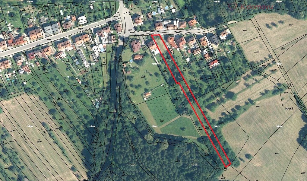 Prodej stavebního pozemku 2 619 m², Záhorovice – náhled fotky 2