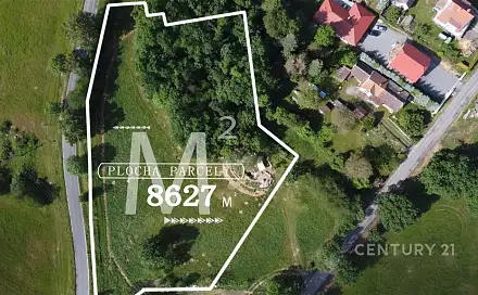Prodej stavebního pozemku 8 627 m², Vysoký Chlumec, okres Příbram