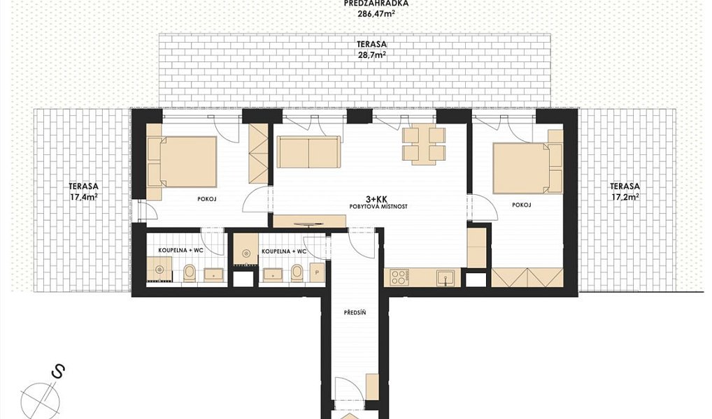 Prodej bytu 3+kk 50 m², Fryšava pod Žákovou horou – náhled fotky 5