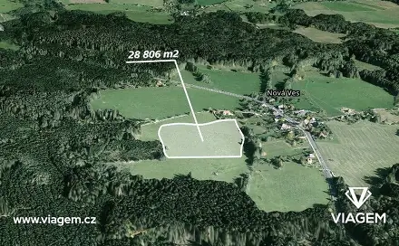 Prodej pole 28 806 m², Nasavrky, okres Chrudim