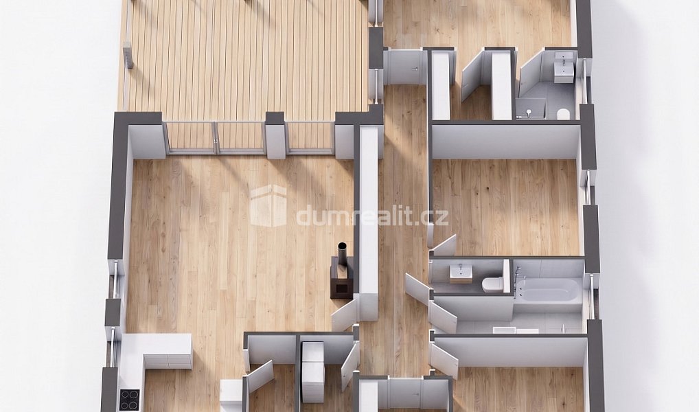 Prodej stavebního pozemku 1 085 m², Otvice – náhled fotky 2