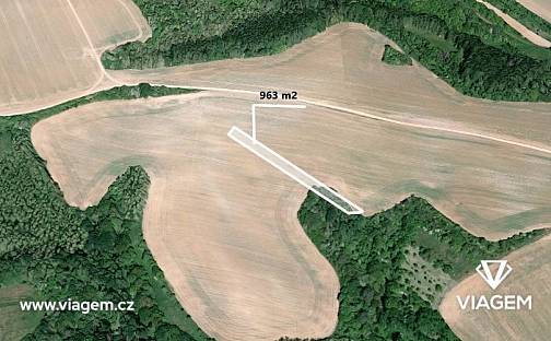 Prodej pole 963 m², Jalubí, okres Uherské Hradiště