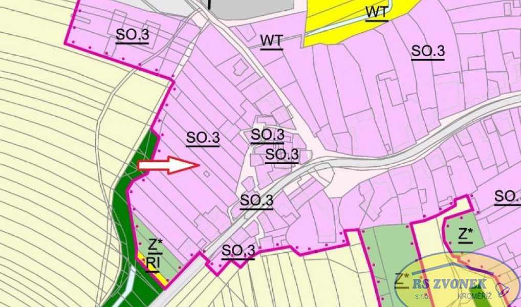 Prodej zahrady 1 641 m², Roštín – náhled fotky 14