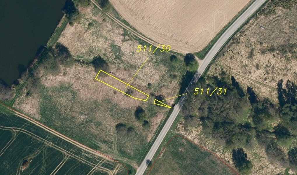 Prodej pole 409 m², Horní Cerekev – náhled fotky 2