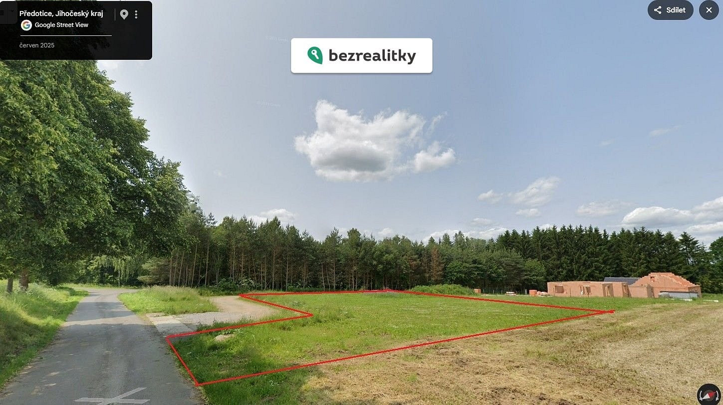 Prodej stavebního pozemku 1 893 m²