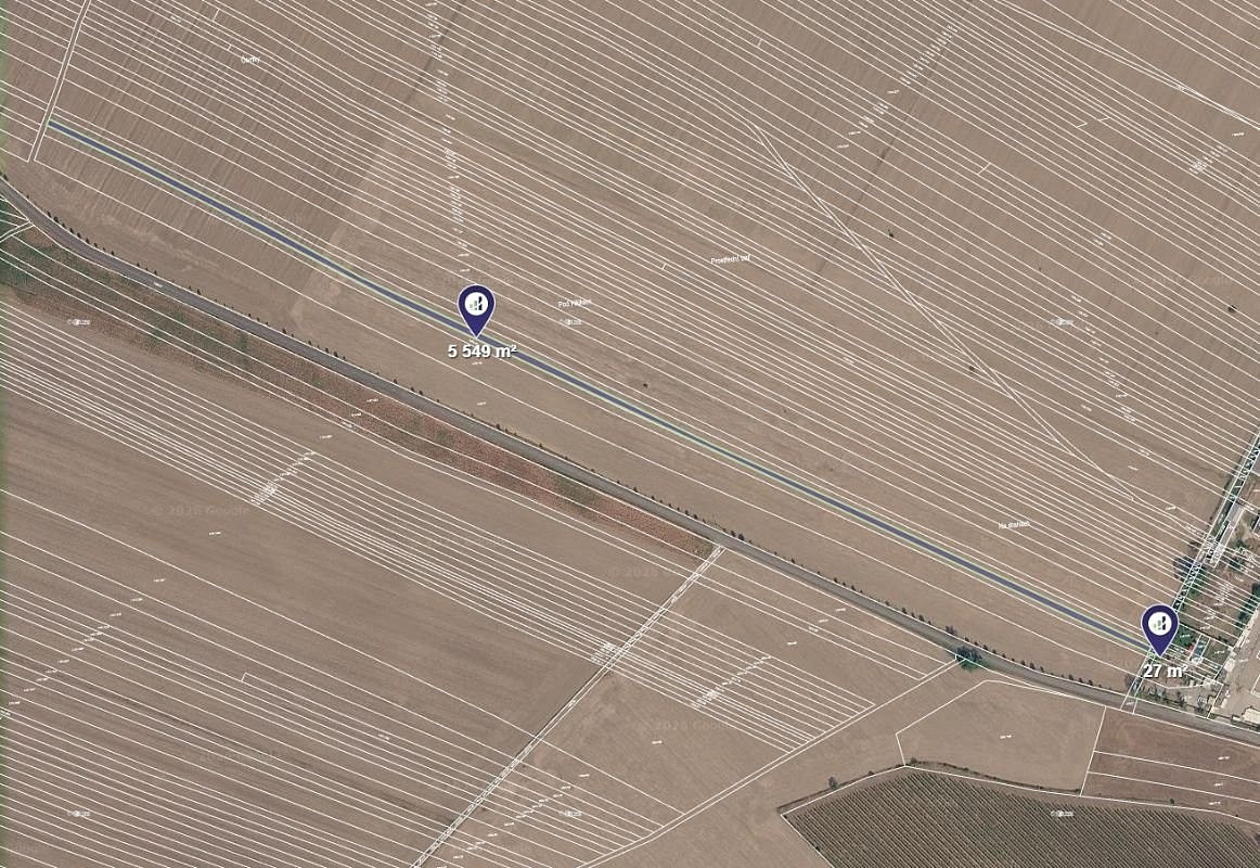 Prodej pole 5 576 m²