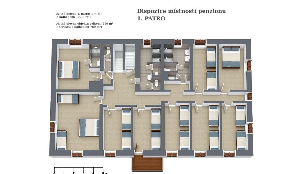 Prodej ubytovacího objektu 780 m², Zvíkovské Podhradí – náhled fotky 6