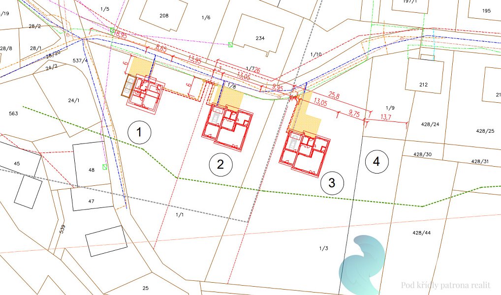 Prodej stavebního pozemku 2 031 m², Lesnice – náhled fotky 3