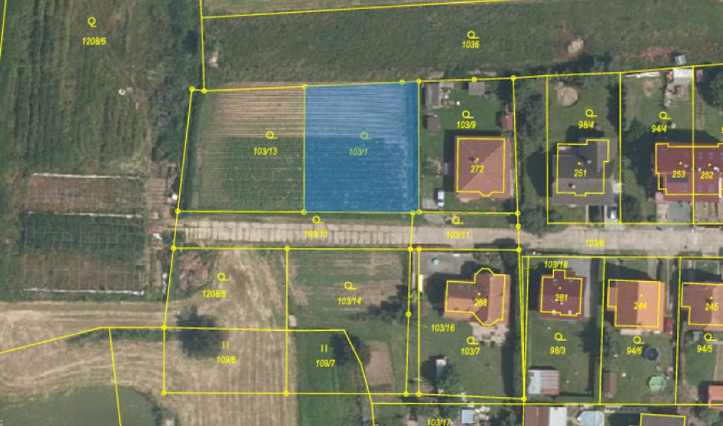 Prodej stavebního pozemku 800 m², Vitice – náhled fotky 3