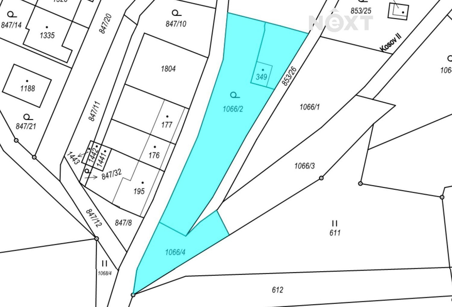 Prodej stavebního pozemku 1 105 m² – fotografie 2