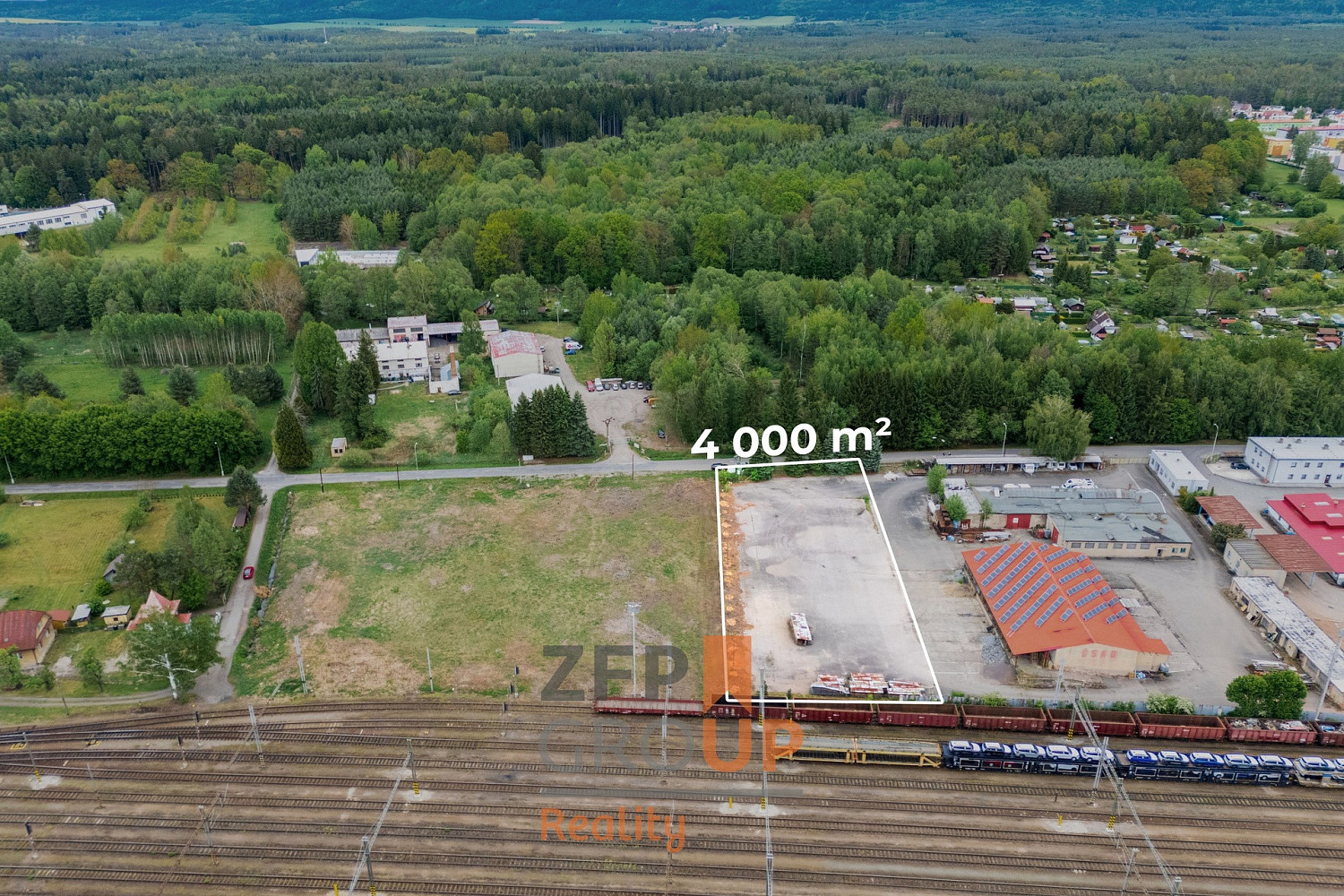 Prodej komerčního pozemku 4 000 m²