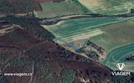 Prodej pole 949 m², Snovídky, okres Vyškov
