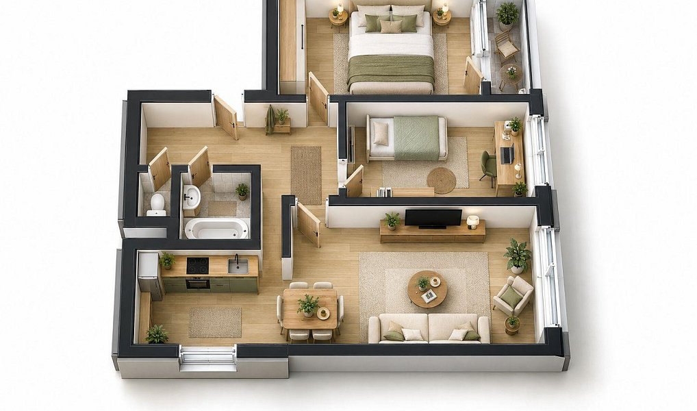 Prodej bytu 3+kk 68 m², Praha – náhled fotky 13