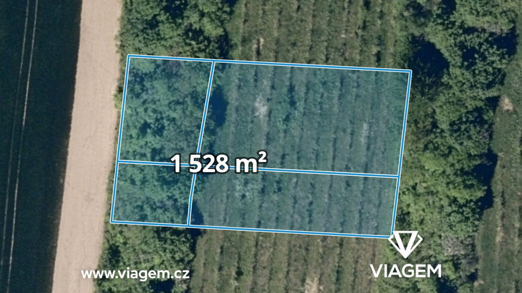 Prodej pole 1 528 m²
