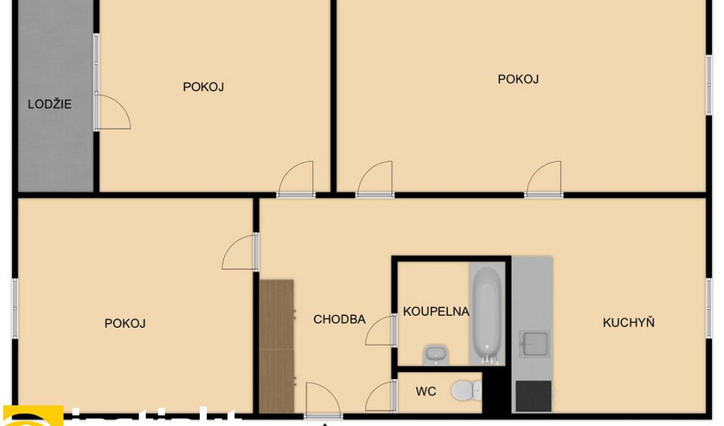 Prodej bytu 3+1 74 m², Klatovy – náhled fotky 2