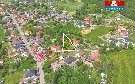Prodej stavebního pozemku 952 m², Háje, okres Příbram
