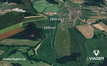 Prodej pole 600 m², Újezd, okres Zlín