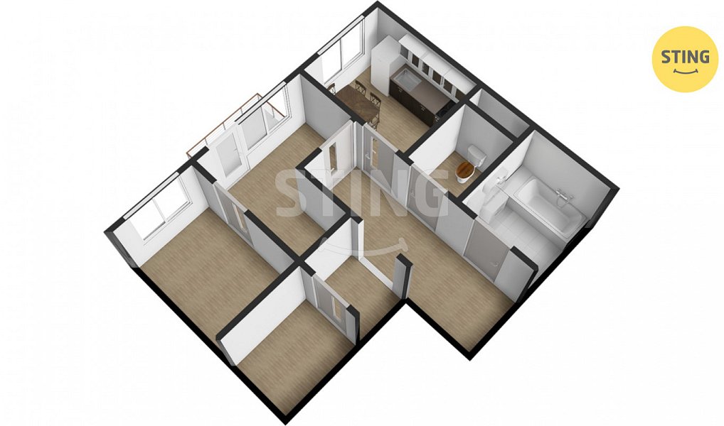 Prodej bytu 3+1 78 m², Žďár nad Sázavou – náhled fotky 3