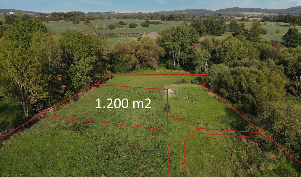 Prodej stavebního pozemku 1 200 m², Sedlec-Prčice – náhled fotky 3