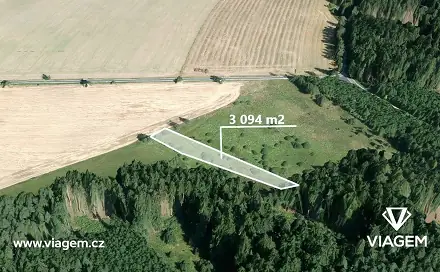 Prodej pole 3 094 m², Psárov, okres Tábor