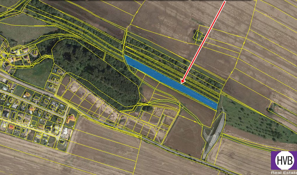 Prodej pole 7 272 m², Vodochody – náhled fotky 3