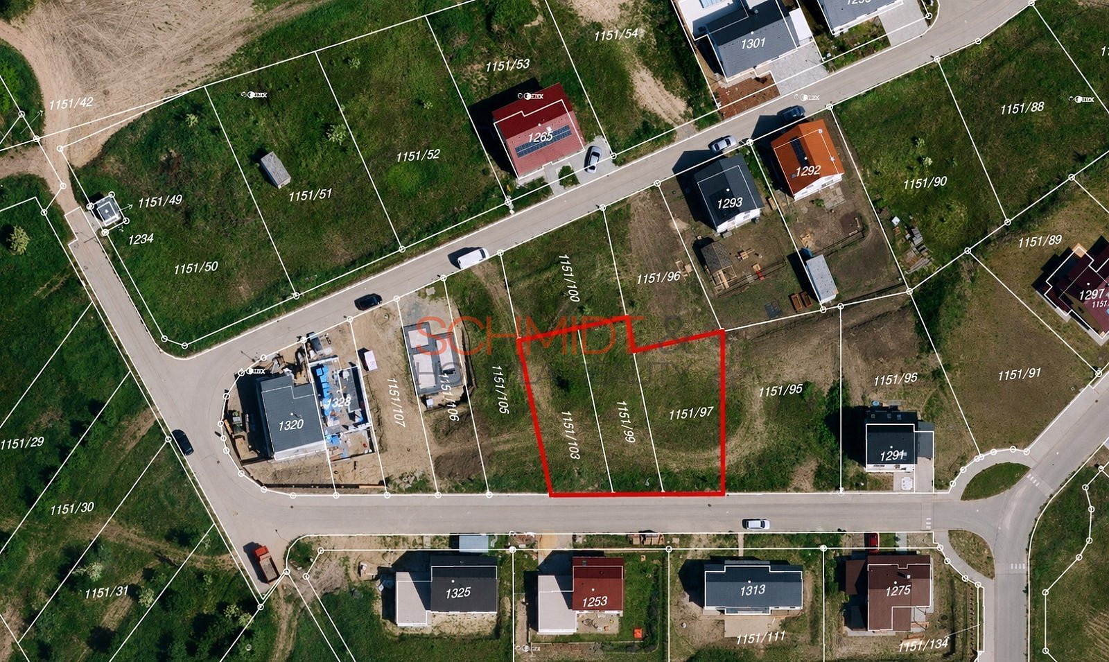 Prodej stavebního pozemku 1 000 m² – fotografie 2