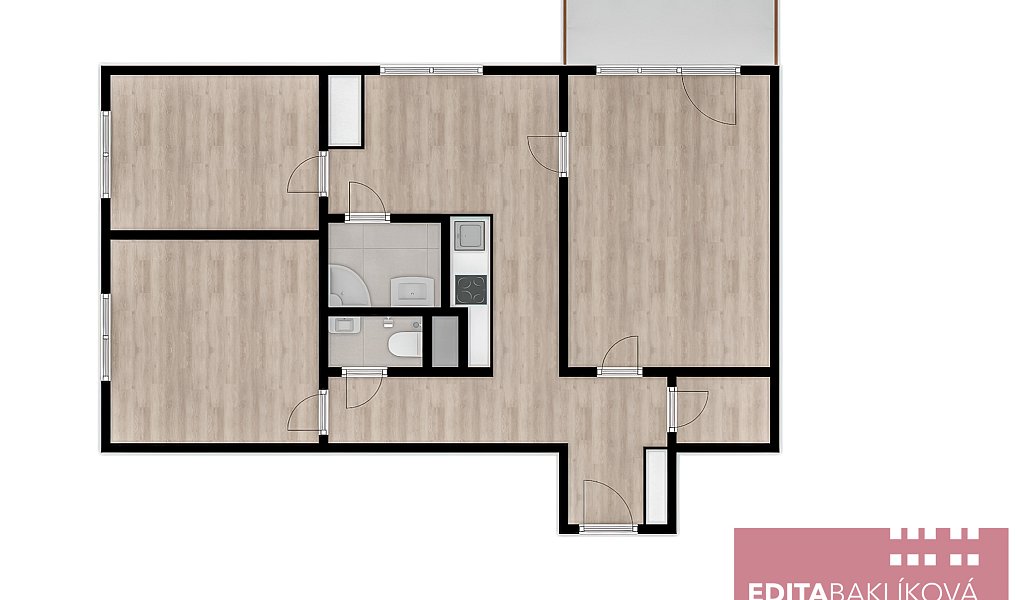 Prodej bytu 3+1 63 m², Přerov – náhled fotky 11