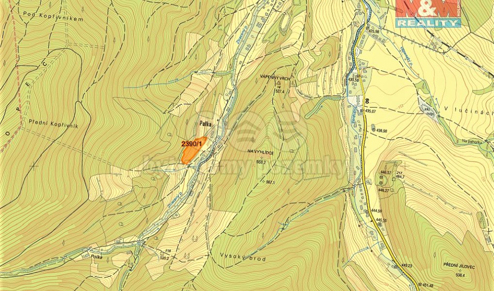 Prodej louky 9 159 m², Vápenná – náhled fotky 5