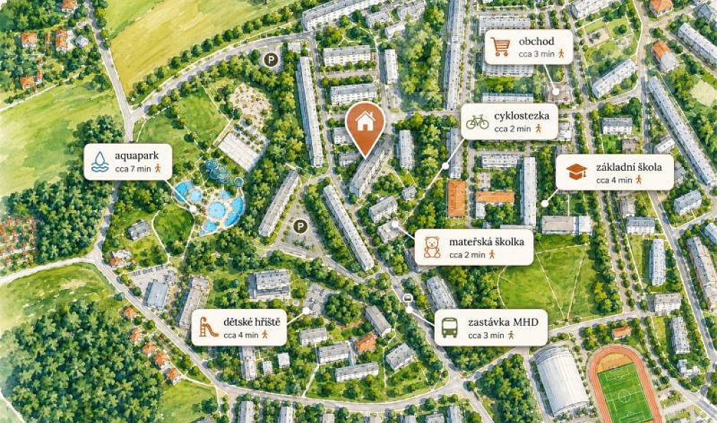 Prodej bytu 4+1 88 m², Klášterec nad Ohří – náhled fotky 10