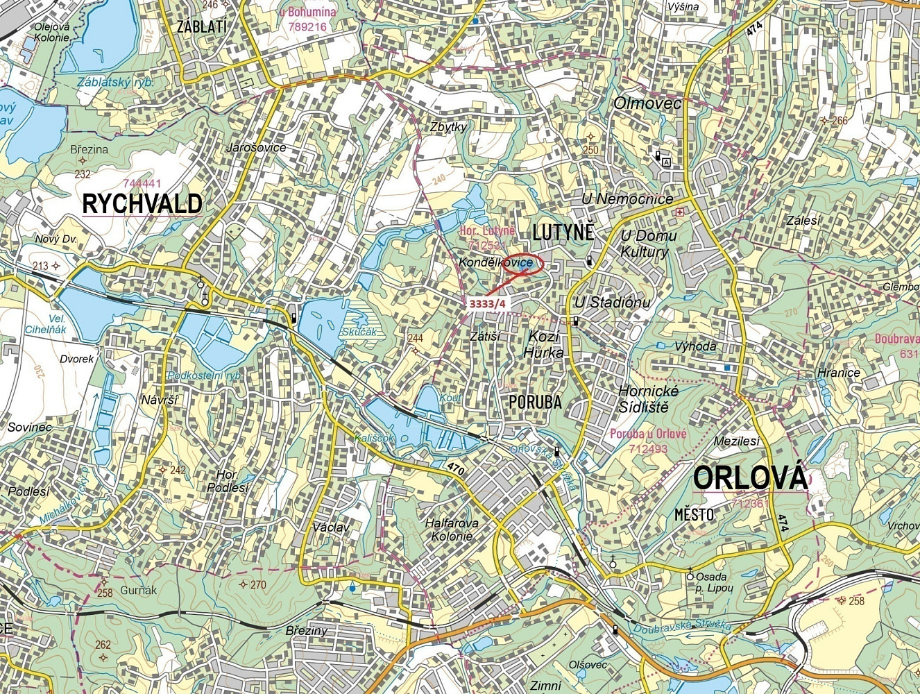 Dražba lesa 11 452 m²